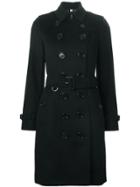 Burberry Cashmere Trench Coat - Black