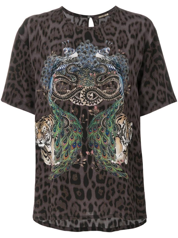 Roberto Cavalli Printed T-shirt - Multicolour