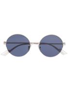 Dior Eyewear Round Frame Sunglasses - Silver