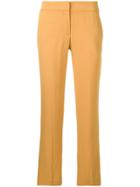Twin-set Tailored Cropped Trousers - Yellow & Orange