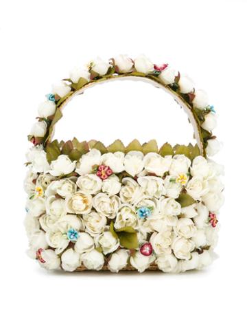 I Pinco Pallino Floral Bucket Bag, Nude/neutrals