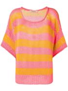 Twin-set Maglia Striped Jumper - Pink
