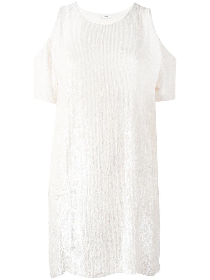 P.a.r.o.s.h. - Gughi Dress - Women - Viscose/pvc - Xs, Nude/neutrals, Viscose/pvc