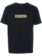 Palm Angels Logo Print T-shirt, Men's, Size: Small, Black, Cotton