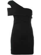 Dsquared2 One Shoulder Dress, Women's, Size: 40, Black, Viscose/spandex/elastane/polyester