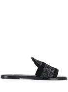 Pierre Hardy Frame Slip-on Sandals - Black