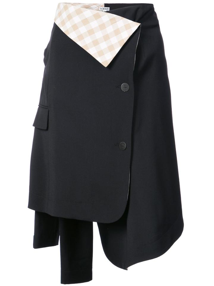 Loewe Asymmetrical Skirt - Black
