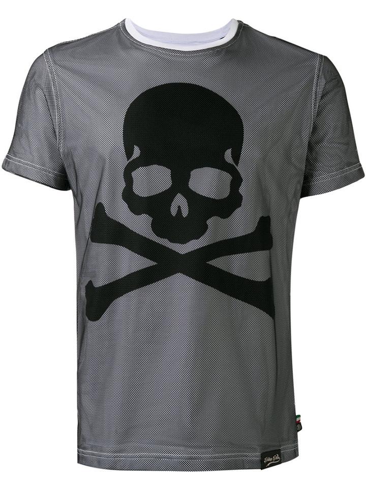 Philipp Plein - Despair Mesh T-shirt - Men - Cotton/polyester - L, White, Cotton/polyester