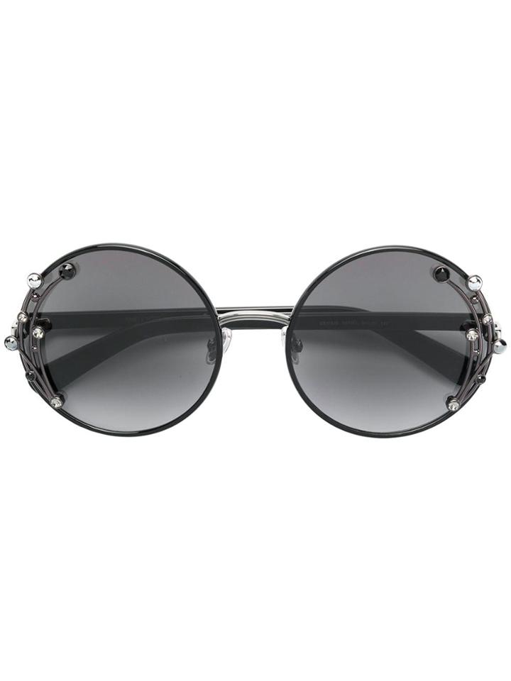 Jimmy Choo Eyewear Crystal-embellished Sunglasses - Black