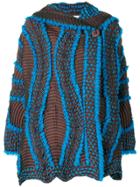 Issey Miyake Wave Textured Jacket - Blue