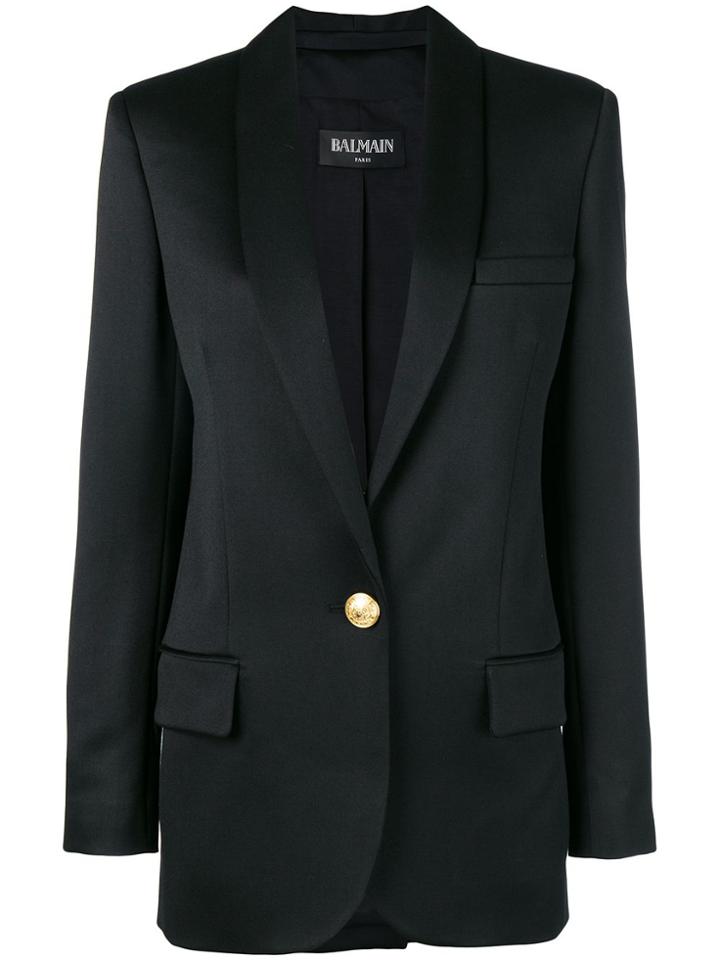 Balmain Button-embellished Jacket - Black