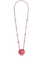Lisa C Bijoux 'sacro' Necklace, Women's, Red