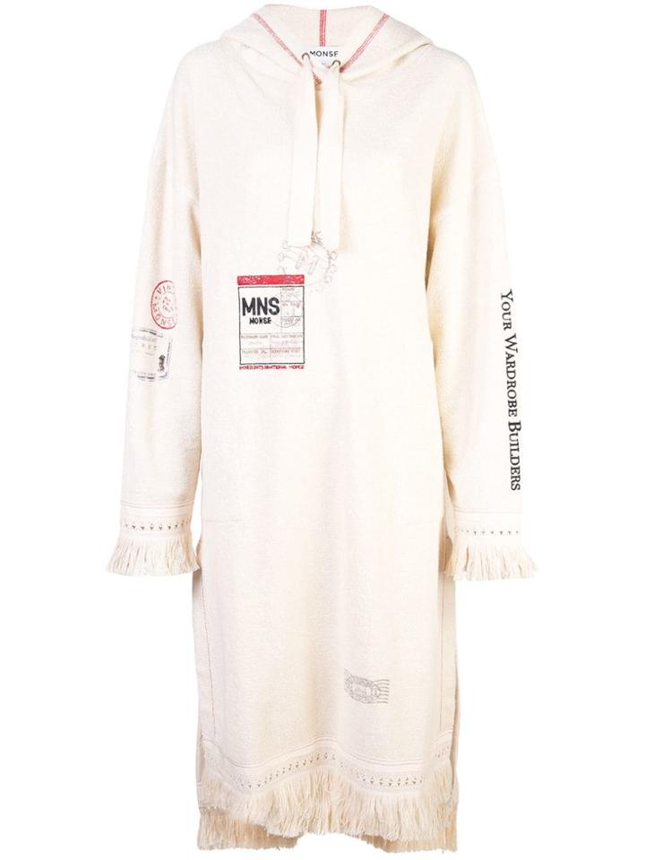 Monse Oversized Hoodie Dress - Neutrals