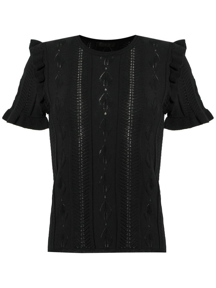 Talie Nk - Knit Top - Women - Polyamide/polyester/viscose - P, Black, Polyamide/polyester/viscose