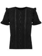 Talie Nk - Knit Top - Women - Polyamide/polyester/viscose - P, Black, Polyamide/polyester/viscose