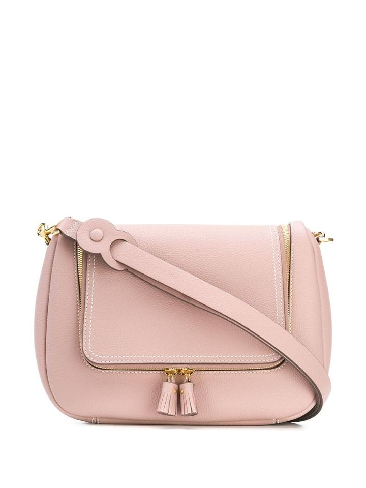 Anya Hindmarch Vere Soft Satchel Shoulder Bag - Pink