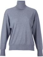H Beauty & Youth. High Gauge Turtleneck Jersey, Women's, Grey, Cashmere
