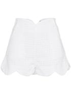 Paper London Fraise Cotton Shorts - White