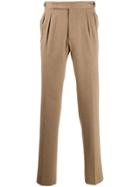 Tagliatore Straight Leg Trousers - Neutrals