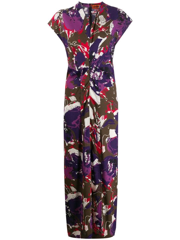 Colville Printed Dress - Purple