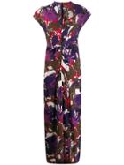 Colville Printed Dress - Purple