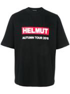 Helmut Lang Logo Print T-shirt - Black
