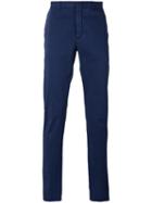 Z Zegna - Classic Chinos - Men - Cotton/spandex/elastane - 50, Blue, Cotton/spandex/elastane