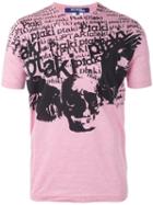 Junya Watanabe Comme Des Garçons Man - Skull Print T-shirt - Men - Cotton - M, Pink/purple, Cotton