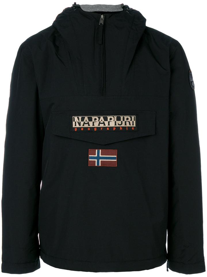 Napapijri Patched Hoodie - Black