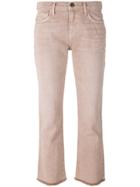 Current/elliott Cropped Jeans - Pink & Purple
