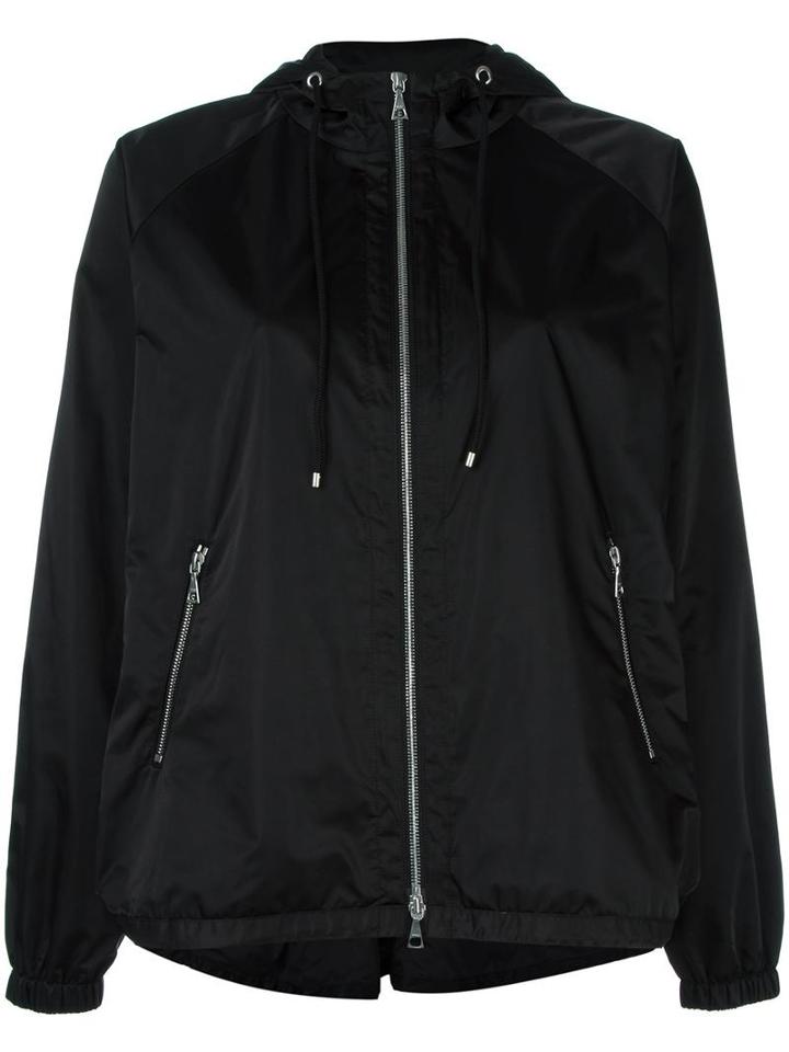 Theory Hooded Jacket, Women's, Size: Medium, Black, Polyester
