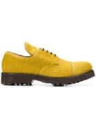 Holland & Holland Calf Hair Lace-up Shoes - Yellow