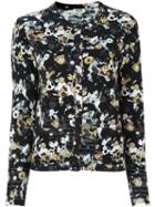 Kenzo Moonmap Cardigan, Women's, Size: M, Black, Cotton/viscose/spandex/elastane