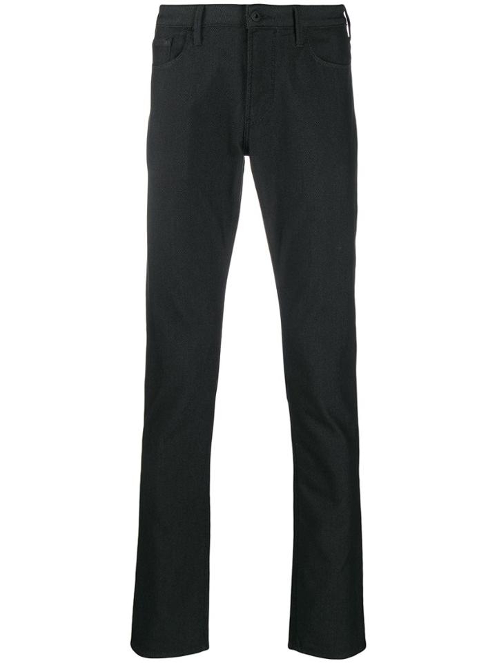 Emporio Armani Casual Trousers - Black
