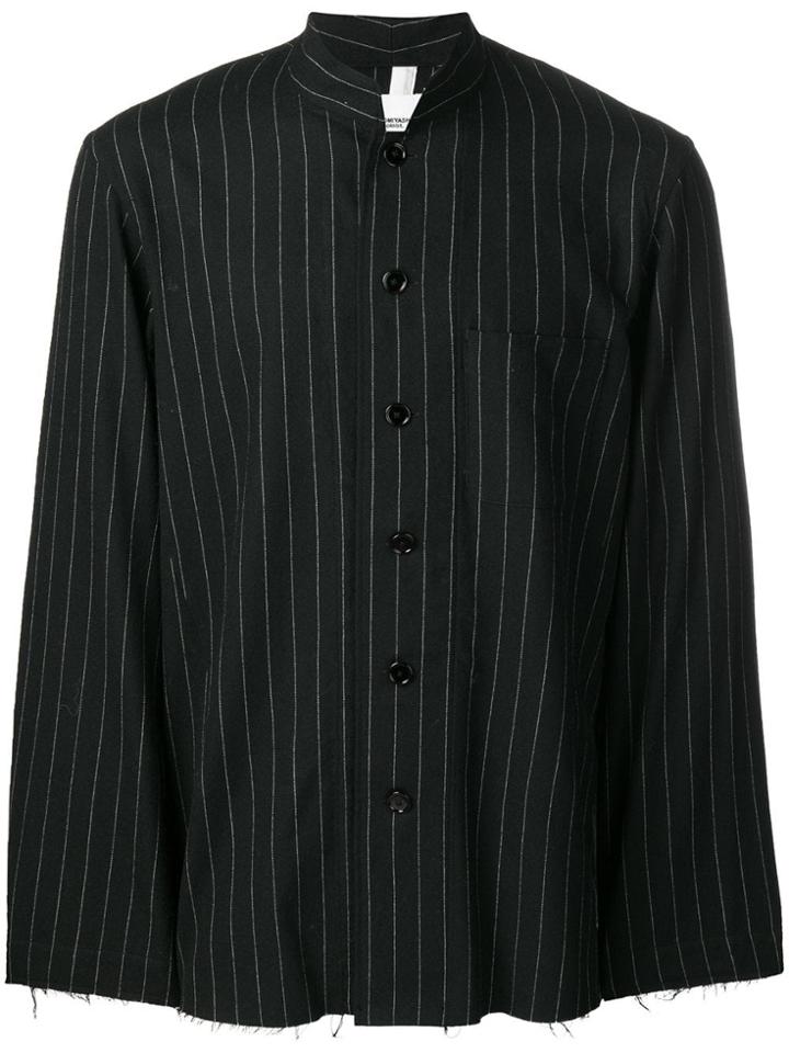 Takahiromiyashita The Soloist Oversized Striped Shirt - Black