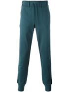Y-3 Cuffed Hem Chinos, Men's, Size: Large, Blue, Cotton