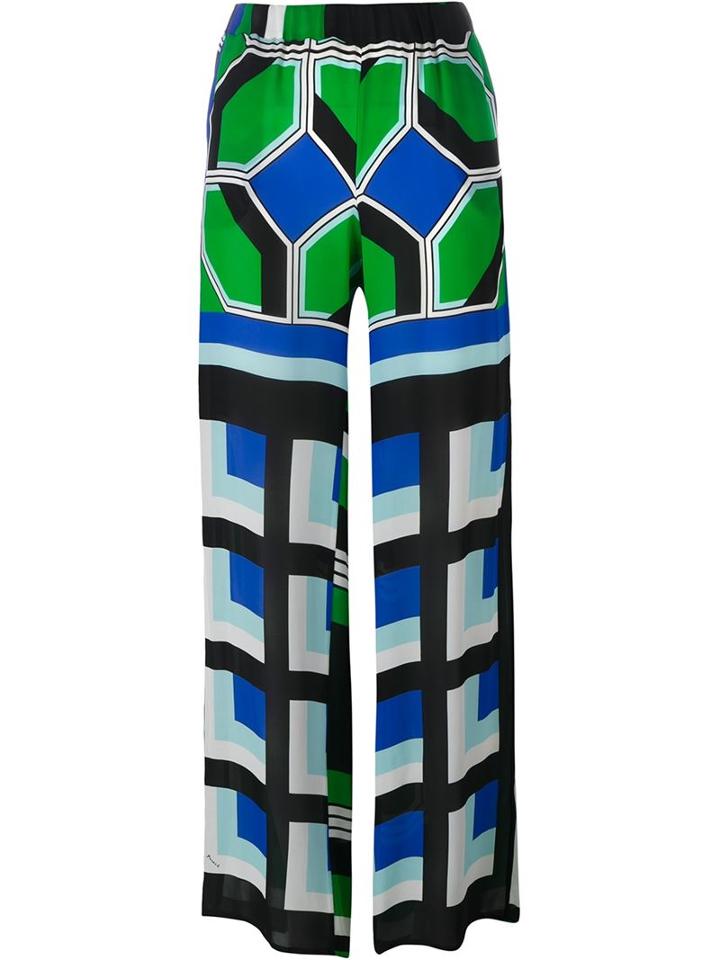 P.a.r.o.s.h. Geometric Print Palazzo Pants