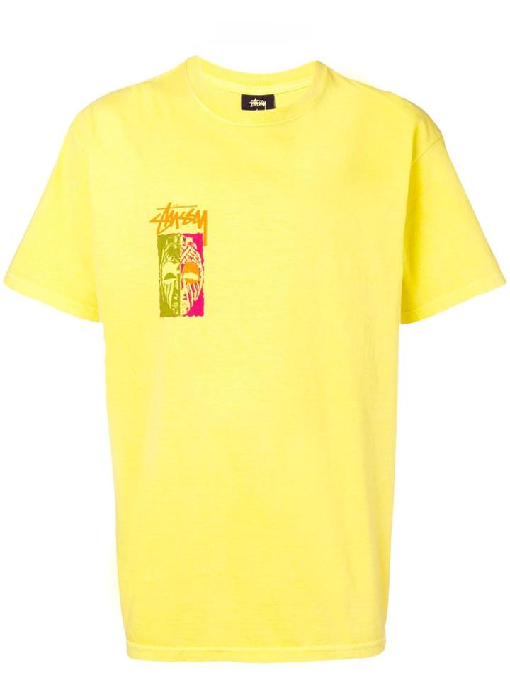 Stussy Logo T-shirt - Yellow