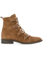 Via Roma 15 Multi-buckle Ankle Boots - Brown