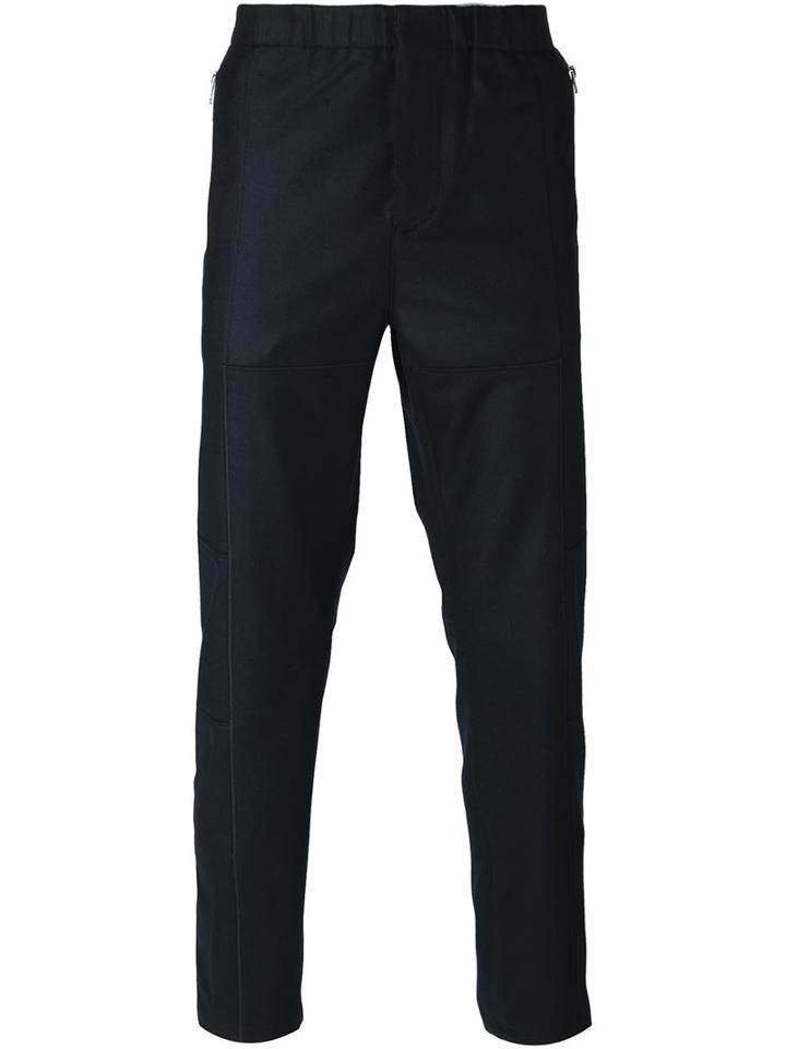 Givenchy Seam Detail Trousers, Men's, Size: 50, Black, Acetate/viscose/wool