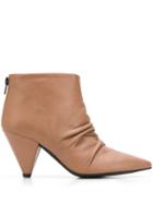 Marc Ellis Pointed Toe Ankle Boots - Neutrals