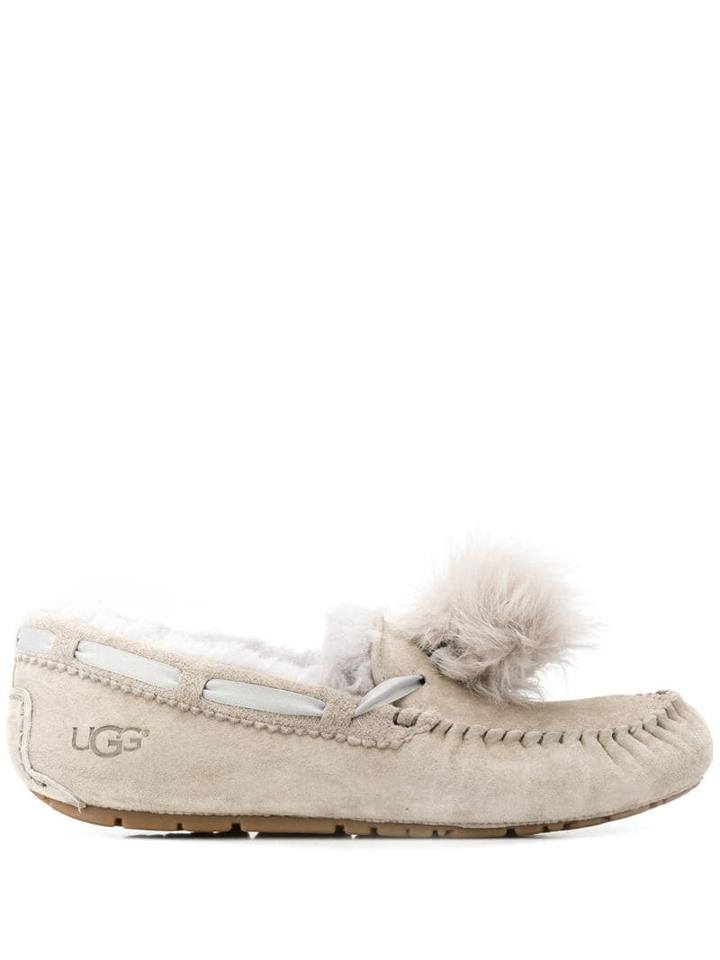 Ugg Australia Dakota Pom Pom Slipper - Grey