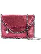 Stella Mccartney - Mini Falabella Crossbody Bag - Women - Artificial Leather/metal - One Size, Pink/purple, Artificial Leather/metal