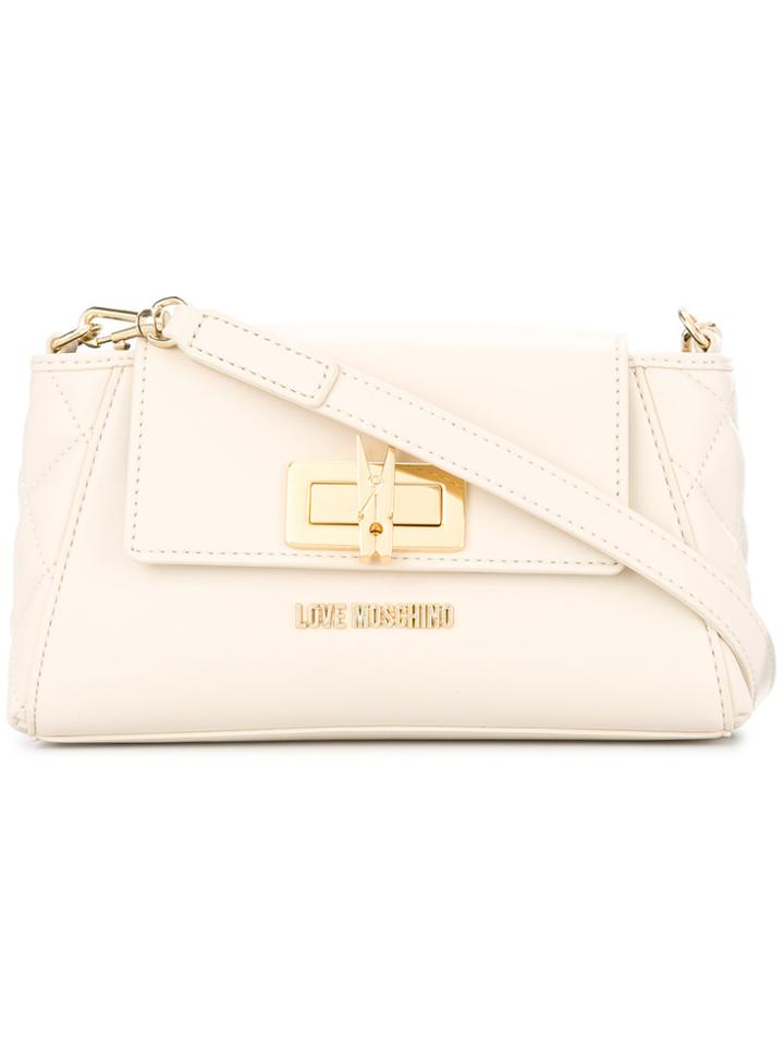 Love Moschino Small Crossbody Bag - White