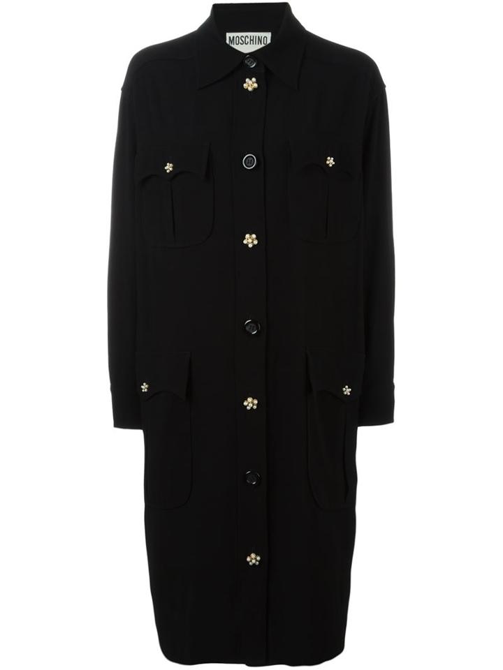Moschino Vintage Belted Shirt Dress