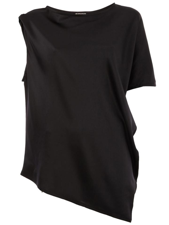 Ann Demeulemeester Asymmetric Sleeve T-shirt