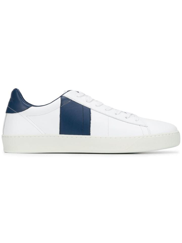 Woolrich Block Stripe Sneakers - White