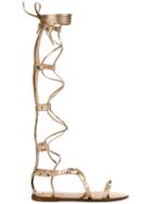 Valentino Garavani Rockstud Gladiator Sandals, Women's, Size: 35, Nude/neutrals, Leather/metal