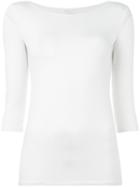 Majestic Filatures Scoop Neck T-shirt, Women's, Size: 3, Nude/neutrals, Viscose/spandex/elastane