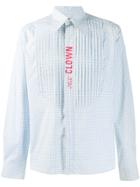 Walter Van Beirendonck Pre-owned 2008's Sexyclown Gingham Shirt - Blue